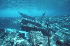 Wreck of the Reef Princess on Wheeler Reef 1
